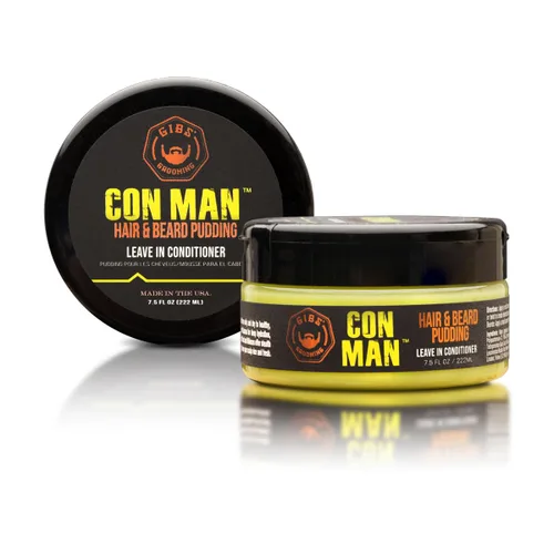 Miniatura 7 de GIBS Con Man Hair & Beard Pudding - Leave In Conditioner - Curl Definer - Moisturizer