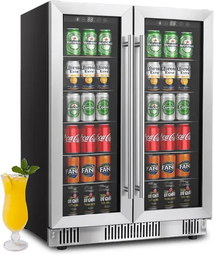 Miniatura 8 de Mini Refrigerador de 24 Latas - Refrigerador de Bebidas de 0.9 Pies Cúbicos con Puerta Reversible para Refrescos, Vino, Cerveza, Control