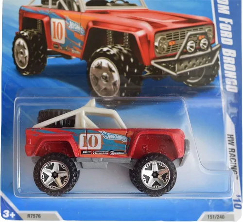 Miniatura 2 de Hot Wheels 2010 Racing Series 3/10 Custom Ford Bronco 151/240, rojo