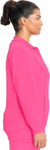 Miniatura 5 de Infinity by Cherokee 2391A - Chaquetas médicas con cremallera frontal para mujer, tela elástica en 4 direcciones