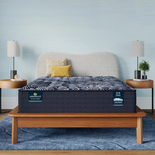 Serta Perfect Sleeper X Knox - Colchón híbrido acolchado firme de 13.5 pulgadas, tamaño Twin XL, 5 zonas de soporte y tecnología de enfriamiento