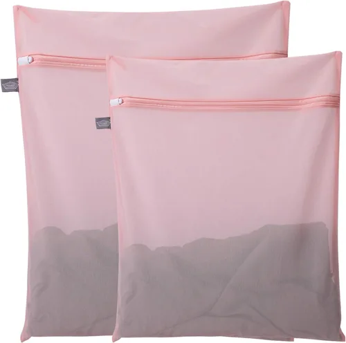 Miniatura 11 de Bolsa Kimmama de lavandería de malla, bolsa de lavado para lavadora, bolsa de red con cremallera, bolsa para secadora para limpieza y secado