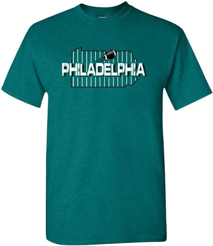Miniatura 51 de Xtreme Apparrel Camiseta para hombre Team Field Map para aficionados al fútbol Dallas - Camisa azul marino