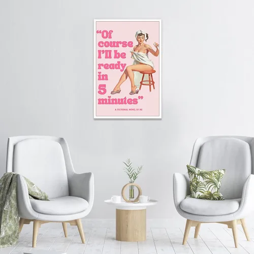 Miniatura 4 de Póster de pared de coqueta rosa de los años 70, diseño retro vintage de los años 70, póster estético de moda para habitación de adolescentes