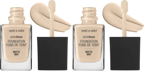 Miniatura 28 de wet n wild - Base líquida Photo Focus con acabado mate Buff Bisque, vegana y libre de crueldad animal