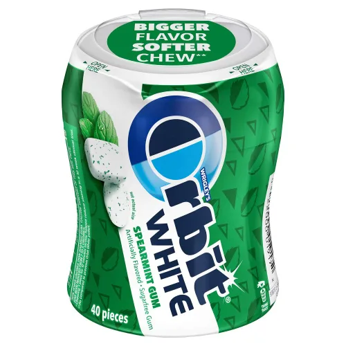 Miniatura 4 de Orbit Tazas de goma de burbujas, burbuja menta, botella de 55 piezas, 4-cuenta