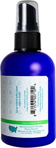 Miniatura 6 de Pristine Spray de papel higiénico: como se ve en Shark Tank, la alternativa más natural a las toallitas húmedas desechables y las toallitas