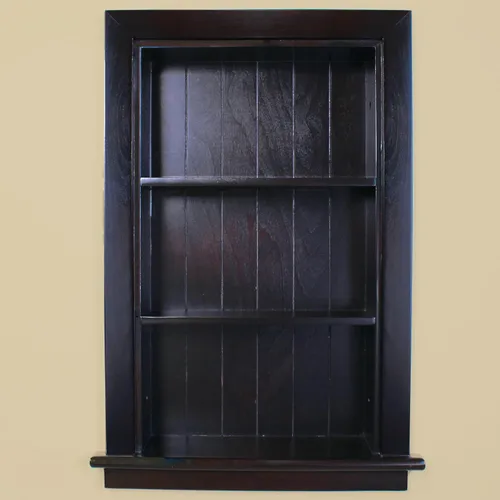 Miniatura 3 de Gabinete Medicinal de Nicho Empotrado en Pared Aiden de 14x24 de Reemplazo, Inserto de Estante/Estantes de Gabinete de Baño en la Pared, Hecho