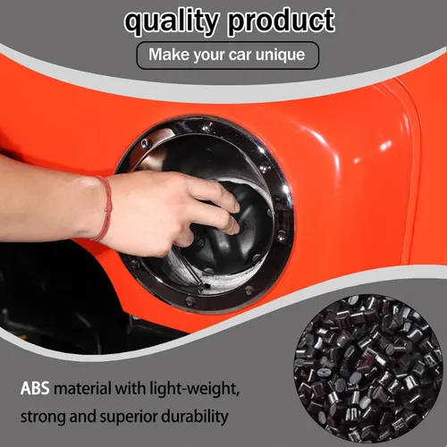 Miniatura 3 de Lcojicep Tapa de gasolina, accesorios exteriores de tapa de combustible compatibles con Hummer H3 H2 H3T, tapa de llenado de tanque de combustible