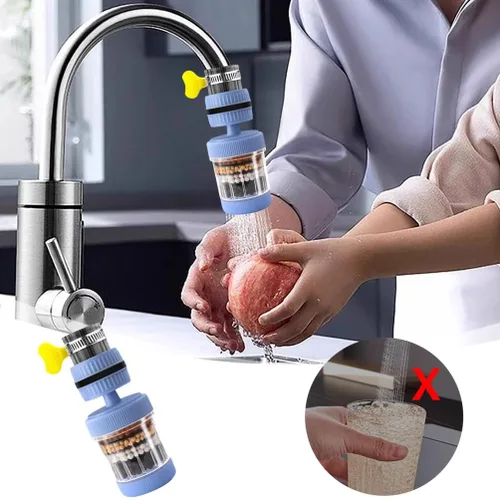 Miniatura 6 de Filtros de agua para tomar, filtros de montaje en grifo, carbón activado, filtro de grifo purificador de grifo, filtro de grifo a prueba