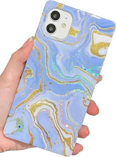 Miniatura 37 de Elegante Funda con Concha de Madre Perla para Niña Compatible con iPhone 14 de 6.1 Pulgadas, Funda Rectángulo con Borde, Elegante y delgada