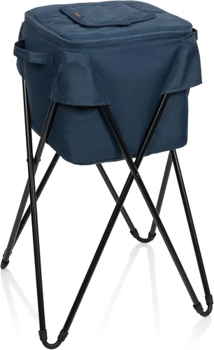 ONIVA - una marca Picnic Time - Enfriador de camping con soporte, bolsa enfriadora de hielo de pie, soporte enfriador de bañera a prueba de fugas