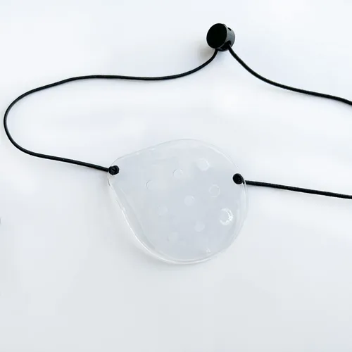 Miniatura 6 de Protector de ojos, 2 piezas de plástico para protección ocular, cirugía ocular, transpirable, con 2 cuerdas elásticas, transparente