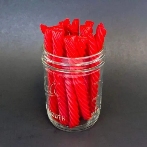 Miniatura 5 de Red Vines Regaliz jumbo, sabor rojo original, bolsas de 8 onzas (paquete de 12), suaves y masticables dulces Twists