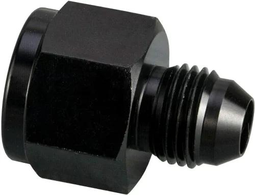 Miniatura 6 de 8 AN hembra -6 AN macho Adaptador reductor de montaje de tabique hermético de llamarada 8AN a 6AN