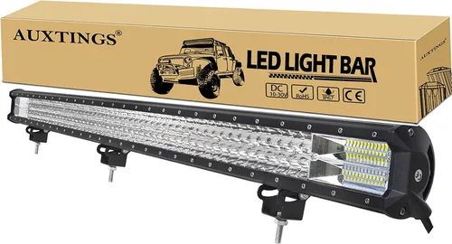 Miniatura 16 de AUXTINGS 2 unids 4 pulgadas 36 W triple fila 7D lente Spot LED barra de luz LED impermeable trabajo buceo luces para todoterreno Jeep ATV AWD SUV