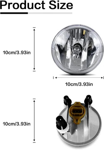Miniatura 5 de WILD BEAR Luces antiniebla de repuesto para Chevy 07-14 Suburban/Tahoe/07-13 Avalanche/10-13 Camaro/15-16 Colorado/15 Silverado/GMC Lente