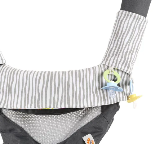 Miniatura 6 de Almohadilla de algodón reversible de alta calidad para babear y dentición, se adapta a Ergobaby en cuatro posiciones 360 + la mayoría de portabebés