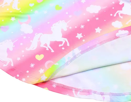 Miniatura 5 de Jeskids - Vestido de unicornio sin mangas para niñas.