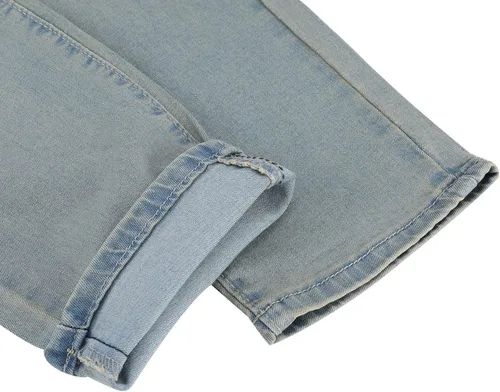 Miniatura 6 de CHERALKEST Jeans de mezclilla ajustados para hombre