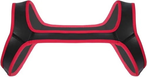 Miniatura 4 de ACSUSS Arnés ajustable de neopreno para hombre, correa de hombro, protector de músculos, ropa de club
