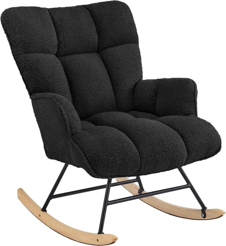 Mecedora para guardería, silla deslizante para interiores, cómodas sillas de lactancia compactas para espacios pequeños, sala de estar, aula,