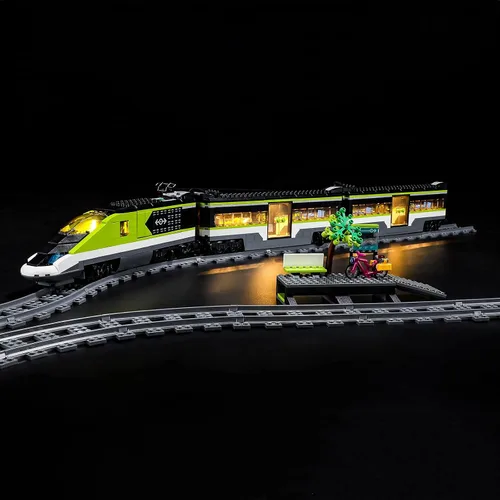 Miniatura 2 de YEABRICKS Luz LED para Lego-60337 City Express modelo de bloques de construcción de tren de pasajeros (juego de Lego no incluido)