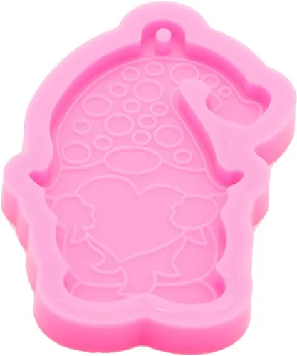 Miniatura 2 de Molde de llavero de hombre de dibujos animados súper brillante, moldes de resina de silicona para colgante de hombre encantador, molde de resina