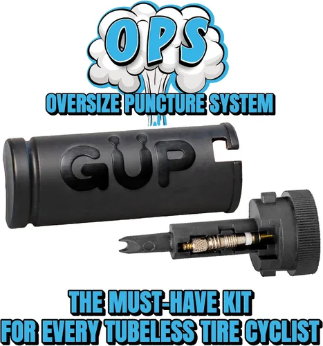 Miniatura 2 de GÜP-GUP-OPS - Sistema de pinchazos de gran tamaño, kit de reparación de tapones de neumáticos de bicicleta sin cámara MTB Road Gravel - Fija una