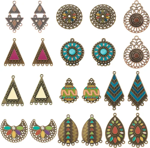 Miniatura 10 de Pandahall - Colgantes de araña de aleación tibetana para hacer joyas y collares