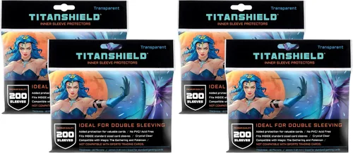 Miniatura 11 de TitanShield Fundas interiores transparentes y transparentes 1000 quilates Se adapta perfectamente a las fundas de tarjetas Compatible