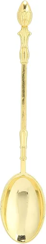 Miniatura 8 de Cuchara de café dorada para barra de café, 6 cucharas de café de 5 pulgadas de largo, cucharas de postre, cucharas de té, cucharas de espresso