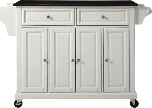 Miniatura 23 de Crosley Furniture isla de cocina con ruedas, Madera, Negro