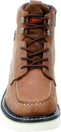 Miniatura 5 de Harley-Davidson mens Beau Leather Motorcycle Casual Wedge Boot