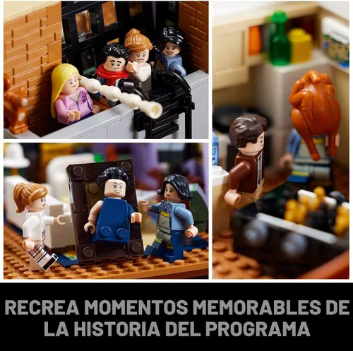 Miniatura 3 de LEGO Icons The Friends Apartments 10292, programa de televisión Friends regalo de la serie icónica, modelo detallado de juego, juego de construcción