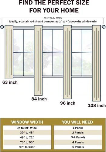 Miniatura 6 de Superior Cortinas opacas, aisladas, cortina con bloqueo solar para dormitorio, casa de campo, ventana de sala de estar, tejido térmico, colección