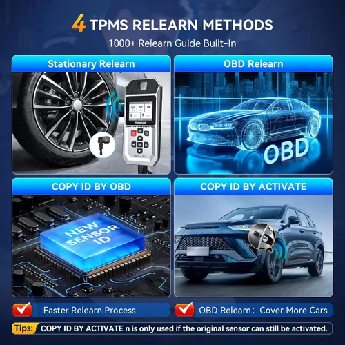 Miniatura 5 de THINKTPMS VENU90 TPMS OBD2 Herramienta de diagnóstico, activar/leer/aprender servidor TPMS, programación de sensores THINKCAR/MUCAR (315/433MHz),