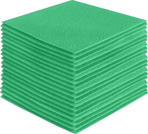 Miniatura 111 de FabricLA Hojas de fieltro acrílico para manualidades, cuadrados de fieltro precortados suaves de 4 x 4 pulgadas (3.9 in x 3.9 in), utiliza hojas