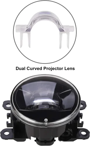 Miniatura 4 de SIEMID Nueva generación de luces antiniebla LED, reequipamiento y lámpara de repuesto mejorada compatible con Jee.p Compass MP, Renegade, Cherokee