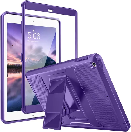 Miniatura 24 de MoKo Funda Compatible con iPad 9.7 de 2018/2017 6ª/5ª Generación - [Resistente] Funda Híbrida Protectora de Cuerpo Completo a Prueba de Golpes