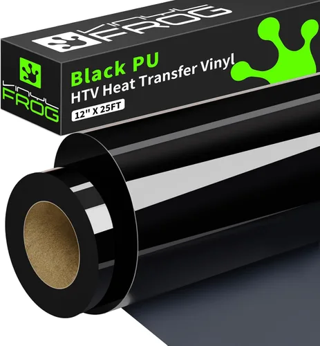 Miniatura 51 de VINYL FROG Rollo de vinilo HTV con purpurina granate, vinilo para planchar con purpurina de 12 x 8 pies para todas las máquinas de corte, vinilo