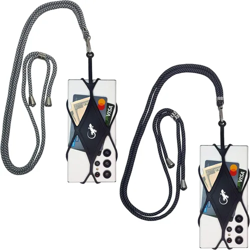 Miniatura 15 de Gecko Travel Tech Cordones de teléfono con cordón para teléfono celular para alrededor del cuello del cuello Lanyard Phone Crossbody Cuello Flame Xl