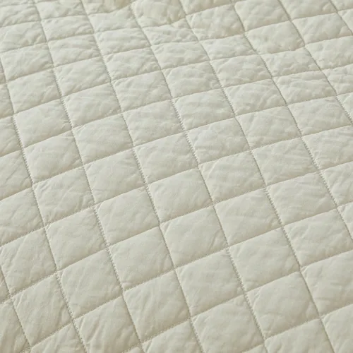 Miniatura 8 de Brandream Juego de ropa de cama de algodón de 3 piezas de 3 piezas con diseño de diamantes beige terroso, moderno, bohemio, chic y minimalista