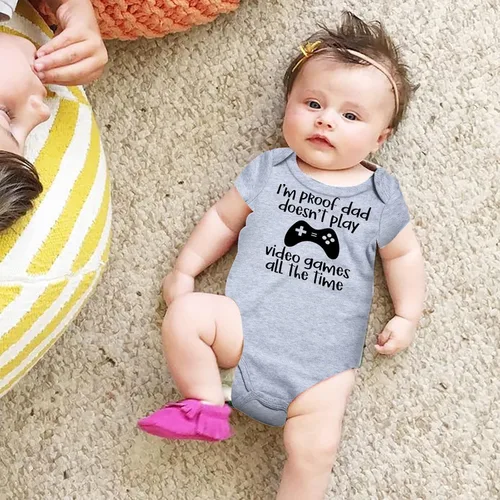 Miniatura 2 de Vieille Enterizo de manga corta para bebés niños y niñas de 0 a 12 meses