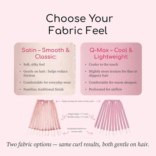Miniatura 7 de Octocurl Rizador de pelo sin calor sin diadema, suave envoltura rizadora de pulpo para rizos nocturnos, espiral, suelto, ondas de playa, peinado sin