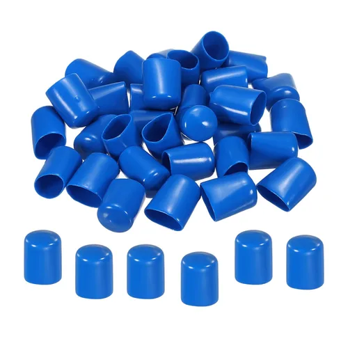 Miniatura 14 de MECCANIXITY 200 tapas de goma para extremos de goma, 0.079 in, protector de rosca de tornillo de vinilo, tapas de vacío redondas de PVC para tubería