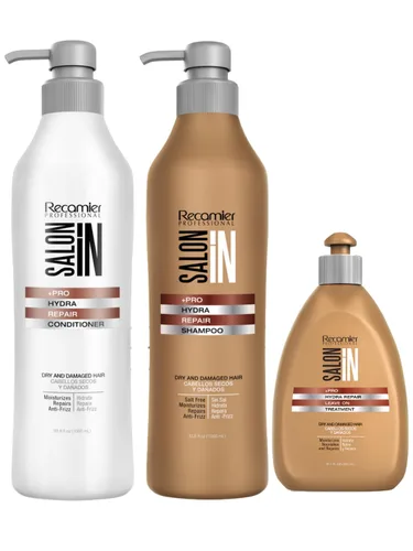 Miniatura 5 de Salon In by Recamier - Juego de champú y acondicionador Color Guard + tratamiento sin enjuague para cabello teñido Ayuda a preservar la vitalidad