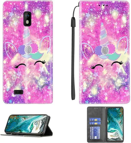 Miniatura 302 de Funda para Moto One Zoom compatible con Motorola One Zoom Phone Case Flip Stand Cover Magnetic Close YHD