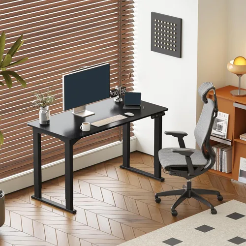 Miniatura 2 de SANODESK Escritorio de pie de 4 patas, escritorio eléctrico ajustable en altura con ajustes preestablecidos de memoria para oficina en casa