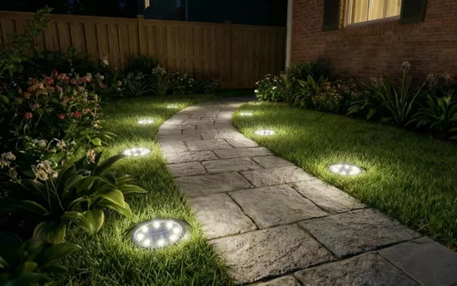 Miniatura 2 de Luces Solares Exteriores, Juego de 8 Luces Solares de Jardín para Camino, Patio, Terraza, Césped, Pasillo, Entrada（Blanco Brillante）